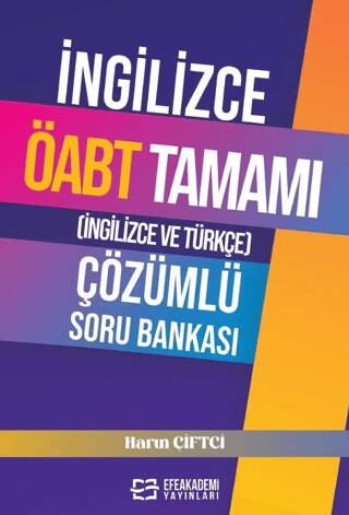 İngilizce ÖABT Tamamı İngilizce ve Türkçe Çözümlü Soru Bankası - 1