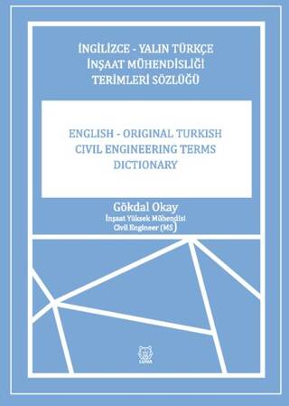İngilizce-Yalın Türkçe İnşaat Mühendisliği Terimler Sözlüğü - 1