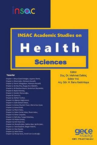 INSAC Academic Studies On Health Sciences - 1