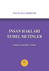 İnsan Hakları Temel Metinler - Legem Yayınevi