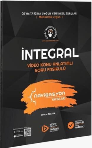İntegral Video Konu Anlatımlı Soru Fasikülü - 1