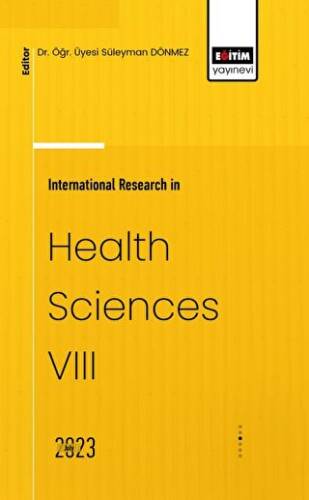 International Research in Health Sciences VIII - 1