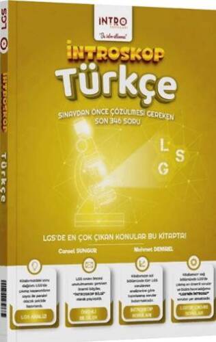 İntro Yayınları 8. Sınıf LGS Türkçe İntroskop Soru Bankası - 1