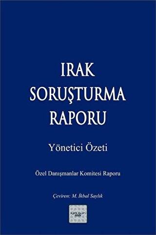 Irak Soruşturma Raporu - 1