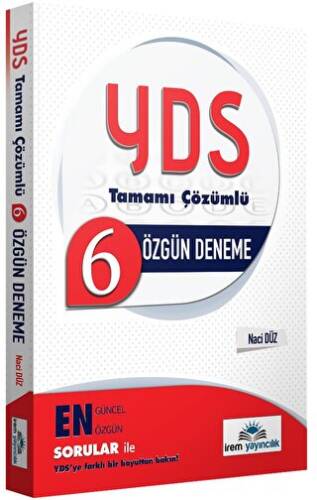 İrem YDS 6 Deneme Sınavı Çözümlü İrem Yayınları - 1