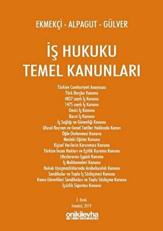 İş Hukuku Temel Kanunları - 1