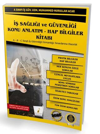 İş Sağlığı ve Güvenliği İSG Konu Anlatım Hap Bilgiler Kitabı - 1
