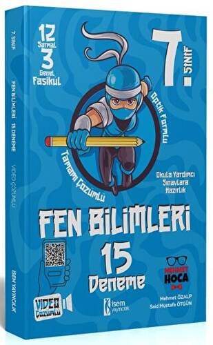 İsem Yayınları 7. Sınıf Fen Bilimleri 15 Deneme Video Çözümlü - 1