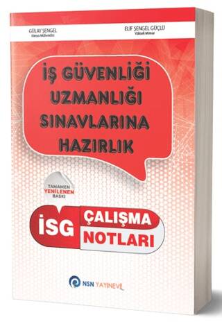İSG İş Güvenliği Uzmanlığı Çalışma Notları - 1