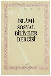 İslami Sosyal Bilimler Dergisi Cilt: 1 Sayı:1 - 1