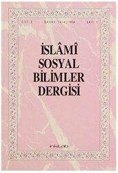 İslami Sosyal Bilimler Dergisi Cilt: 2 Sayı: 1 - 1