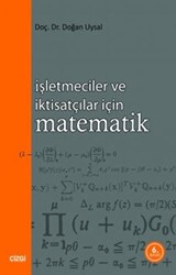 İşletmeciler ve İktisatçılar İçin Matematik - 1