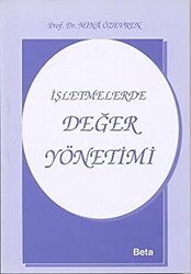 İşletmelerde Değer Yönetimi - 1