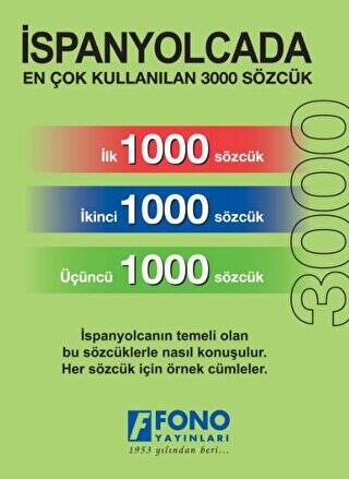 İspanyolcada En Çok Kullanılan 3000 Sözcük - 1