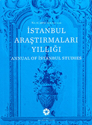 İstanbul Araştırmaları Yıllığı No: 4 - 2015 - 1