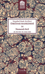 İstanbul Kadı Sicilleri - Üküdar Mahkemesi 14 Numaralı Sicil - 1