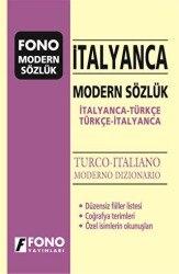 İtalyanca Modern Sözlük İtalyanca - Türkçe - Türkçe - İtalyanca - Fono Yayınları