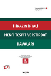 İtirazın İptali– Menfi Tespit– İstirdat Davaları - Seçkin Yayıncılık