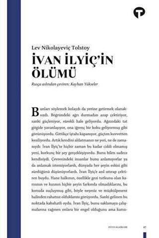 İvan İlyiç’in Ölümü - 1