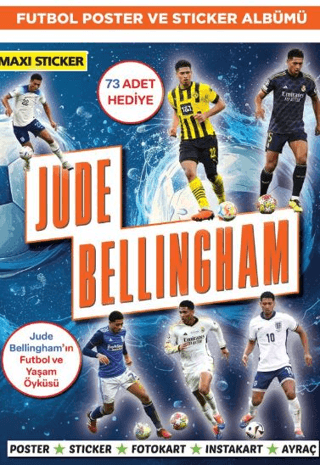 Jude Bellingham Poster ve Sticker Albümü 009 - 1
