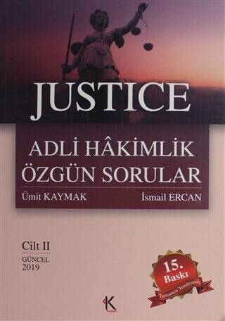 Justice Adli Hakimlik Özgün Sorular Cilt: 2 - 1