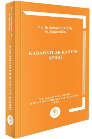 Kabahatler Kanunu Şerhi - 1