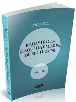 Kadastroda Maddi Hataların Düzeltilmesi - 1
