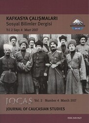 Kafkasya Çalışmaları Sosyal Bilimler Dergisi Yıl:2 Sayı:4 Mart 2017 - 1