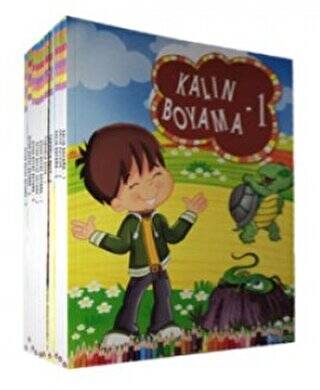 Kalın Boyama Seti 10 Kitap - 1