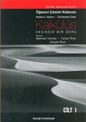 Kalkülüs Eksiksiz Bir Ders Öğrenci Çözüm Klavuzu Cilt I - 1