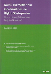 Kamu Hizmetlerinin Gördürülmesine İlişkin Sözleşmeler - 1