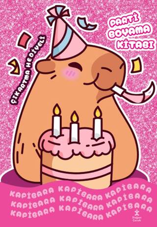 Kapibara - Parti Boyama Kitabı - 1
