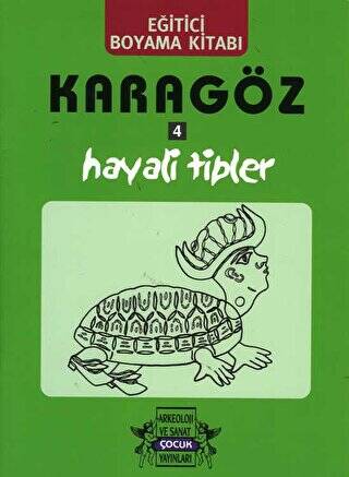 Karagöz Oyunlarında Hayali Tipler - Boyama Kitabı - 1