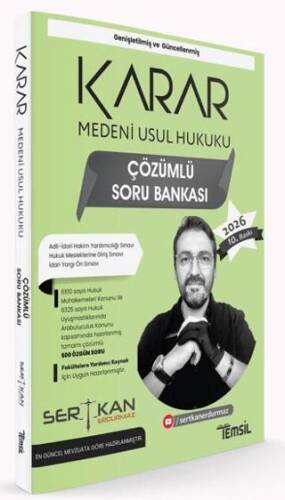 Karar Medeni Usul Hukuku Soru Bankası - 1