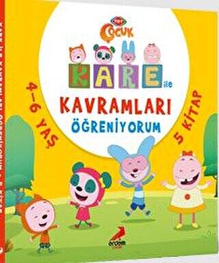 Kare ile Kavramları Öğreniyorum 5 kitap Takım - 1