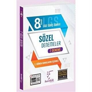 Karekök Yayınları 8. Sınıf LGS 7`li Sözel Deneme - 1