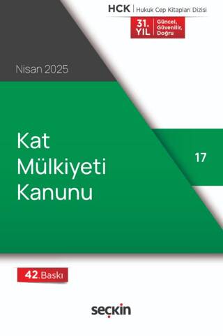 Kat Mülkiyeti Kanunu Cep Kitabı - 1