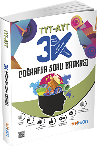 TYT - AYT 3K Coğrafya Soru Bankası - 1