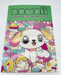 Kawaii Çıkartmalı Boyama Kitabı A4 16 Sayfa - 3. Kitap - BKM Kitap