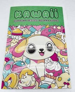 Kawaii Çıkartmalı Boyama Kitabı A4 16 Sayfa - 3. Kitap - 1