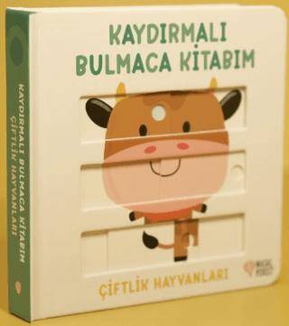 Kaydırmalı Bulmaca Kitabım - Çiftlik Hayvanlar - 1