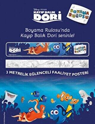 Kayıp Balık Dori Boyama Rulosu - 1