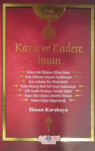 Kaza ve Kadere İman Risalesi - 1