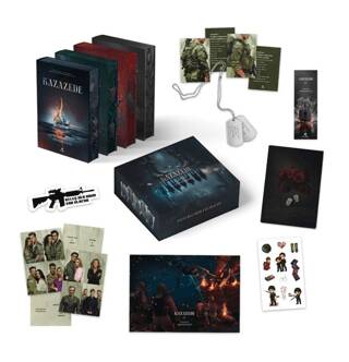 Kazazede 4 Kitap Yan Boyamalı Kutulu - 1