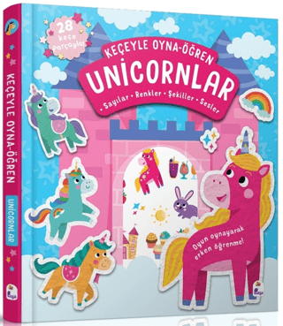 Keçeyle Oyna - Öğren Unicornlar - 1