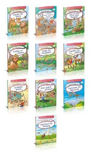 Kelile ve Dimne`den Masallar Güvercin Serisi Seti 10 Kitap Takım - 1