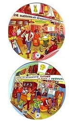 Kelime Çarkı - Giysiler İngilizce, İspanyolca, Almanca, Fransızca, İtalyanca - 1