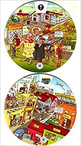 Kelime Çarkı - Kent Hayatı ve Yön-Yol Tarifi İngilizce, İspanyolca, Almanca, Fransızca, İtalyanca - 1