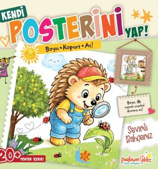 Kendi Posterini Yap! Boya Kopart As! Sevimli Bahçemiz - 1
