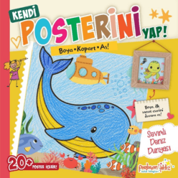 Kendi Posterini Yap! Boya Kopart As! Sevimli Deniz Dünyası - Parlayan Yıldız